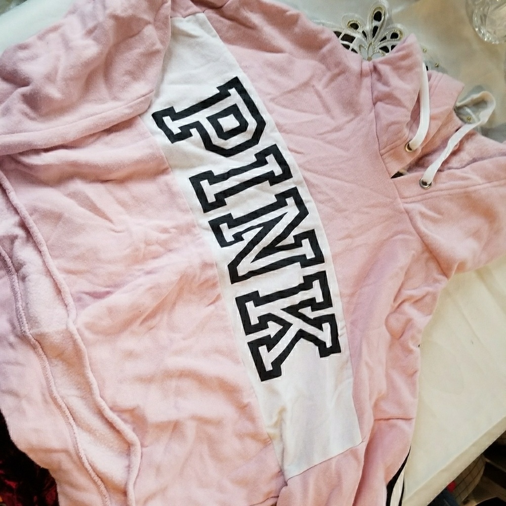 Pink hoodie